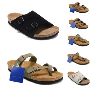 Designer Sandals For Women Mens Oil wax skin Leather Sandal Birk sandale Flip Flops Thongs