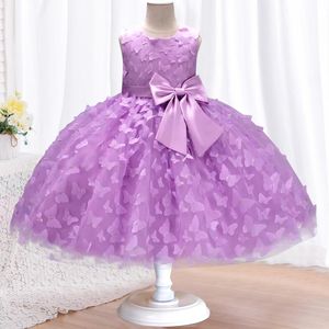 Girl's Dresses Kids Tutu Birthday Princess Party Dress for Girls Infant Lace Children Bridesmaid Elegant Dress for Girl baby Girls Clothes 230406