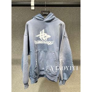 Balenicagas Designer Hoodie Luxury Designer Balen Hoodie For Men Sweater Balenc Hoodie 25% rabatt 24 tidigt på våren unisex 767877 Högkvalitativ 3GFN