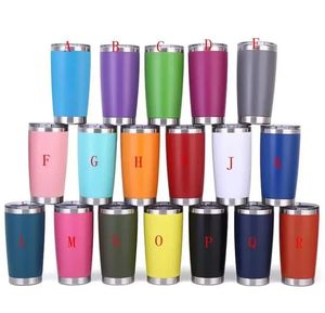  Paslanmaz Çelik Tumbler Kahve Kupa Bardakları Toplu 20 Oz Tumblers Bira Cam Seyahat Araba Kupaları Ev için Toptan Noel Hediyeleri