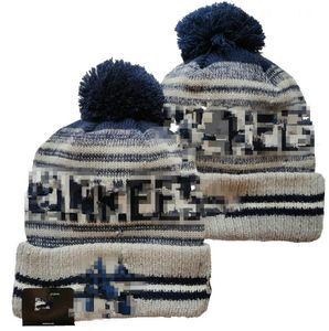 Yankees Beanies New York NY Bobble Hats Beyzbol Top Kapakları 2023-24 Moda Tasarımcı Kova Şapkası Şapka Tıknaz Düşük Pom Beanie Noel Spor Örgü Şapkası A3