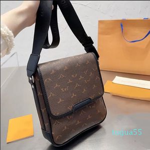 Designer-Bag Women Handbag Tote Bags Man Crossbody Bag Brand Shoulder Purse Men Messenger Handbags Classic Flower Wallet 20cm Flap Brown Checker