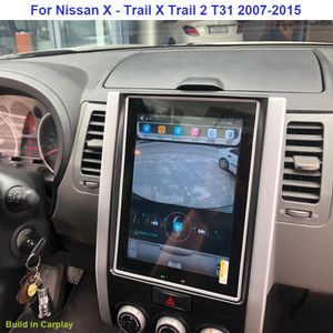 Nissan X-Trail X Trail 2 T31 2007-2015 Android Radio Navigation GPS를위한 자동차 DVD 멀티미디어 플레이어 Tesla 화면