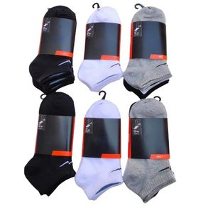 Men's socks short socks cotton classic black and white sports geometric patterns omen's socks fashionable and casual seasonal socks