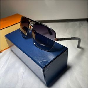2023 Fashion Classic Z0259EA Sunglasses For Men Metal Square Gold Frame UV400 Unisex Vintage Style Attitude Sunglasses Protection Eyewear With Box original