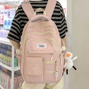 Mochilas crianças saco de escola para menina mochila kawaii escola primária mochila crianças saco de livro impermeável mochila bonito menina viagem bagpack q231108