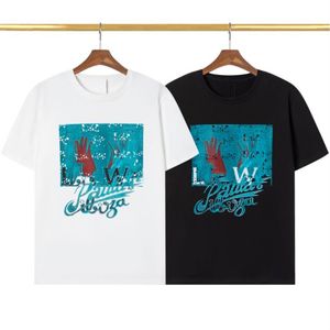 2023 Luxus Designer T-Shirt Damen und Herren T-Shirt Damen Kurzarm und Rundhals T-Shirts Mode Baumwoll-T-Shirts