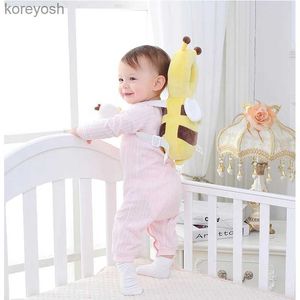 Pillows Head Back Protector Baby Protect Pillow Learn Walk Headgear Prevent Injured Safety Pad prevention Fall Cartoon Bee Kids PillowsL231117