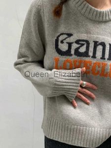 Women's Sweaters Letter Print Sweaters For Women 2023 Autumn Winter Clothes Wool Fashion Pullover Streetwear Korean Sweater Jumpers Female J231107