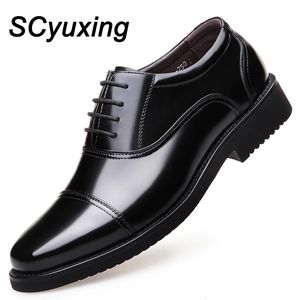 Scarpe eleganti 2023 Uomo Pelle crosta Suola in gomma Taglia 48 Business Office Uomo Pelle 230407