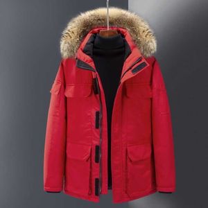 Kanadische Designer-Herren-Daunenparkas, Jacken, Mäntel, Winter-Arbeitskleidung, Jacke, verdickt, modisch, warm, für Paare, Live-Übertragung, Gänse, Daunenmantel A968