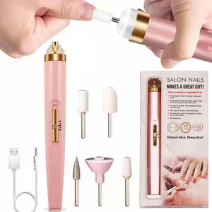 Nail Manicure Set Electric nail drill sander nail processing machine nail grinder for processing with light art pen tool for gel removal 24h Shipping fast 231107