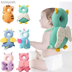 Kuddar 1-3t småbarn Baby Head Protector Safety Pad Cushion Back Prevent skadad Angel Bee Cartoon Security Pillows Protective HeadGearl231116