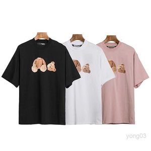 T Shirt Designer Tshirt Palm Shirts for Men Boy Girl Sweat Tee Shirts Printing Bear Oversize Breathable Casual Angels T-shirts 100% Pure Cotton Size