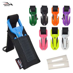 Pool Accessories Scuba Diving Cutting Special Knife Line Cutter Underwater Spearfishing Secant Equipment Multi color Optional Easy Carry 230406