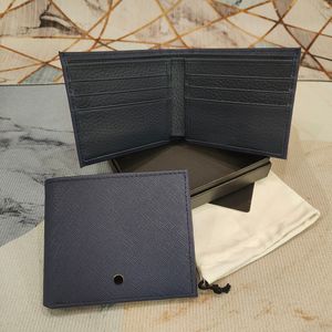 High Quality men Original Box wallet Luxury Genuine Leather Multifunctional Card Holder Classic Pocket Coin Wallet Designer purse Pen Holster