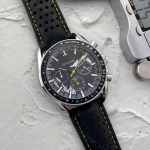 Andra klockor omeg -handledsur för män 2022 Nya herrklockor Alla Dial Work Quartz Watch High Quality Top Luxury Brand Chronograph Clock Rubber Belt Men FA J230407