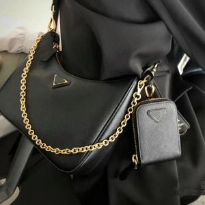 Bolsa de ombro de couro genuíno, bolsa crossbody para mulheres, bolsa de mão de designer, bolsa de corrente de alta qualidade.