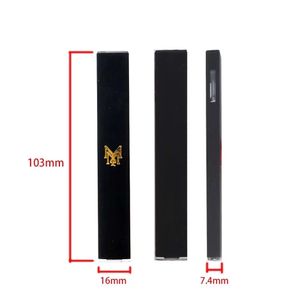 Neue Verpackung Muha Meds Einweg leerer Vape Pen Einwegzigaretten 1,0 ml Keramikspule Pod 280 mAh wiederaufladbarer Akku Einweg-Vape-Kits