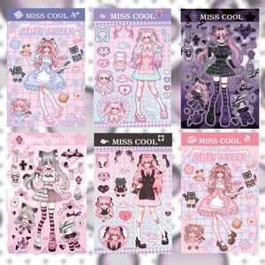 Gift Wrap Korean Ins Cake Kawaii Girl Theme Goo Card Sticker DIY Scrapbook Phone Case Diary Decoration