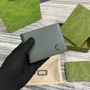 Chaopai Portafoglio da uomo Nuova borsa in vera pelle Clip da tasca Clip da avvolgimento Borsa per carte Borsa per carte di grande capacità Multi Card Clip per carte di credito Patente di guida Custodia in pelle