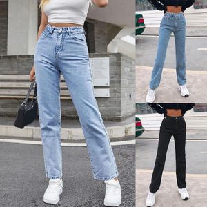 Womens Jeans Women Designer Pants Jean For Work Womens European And American Fashion High Waist Distressed Jacket