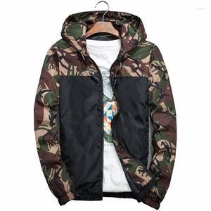 Herren Jacken Sommer Tarnung Sonnencreme Windjacke Koreanischen Stil Militärische Taktische Lässige Haut Outwear Wind Breaker Männlichen Mantel