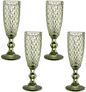 Retro Color Címico de Campa -Campanhe Goblet Goble de Vidro em Relevo Goble Europeu Drinkwares Restaurant Barra de festas de casamento