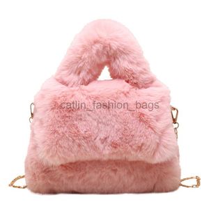 Shoulder Bags Women Furry Soulder Bag Fasion Warm Top-andle Bag Comfortable Removable Soulder Ladies Girls Winter Bagcatlin_fashion_bags