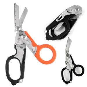 Multifunction Scissors Raptors First Aid Multitool Tactical Folding Scissors Outdoor Survival Tool Combination Tactical Scissors