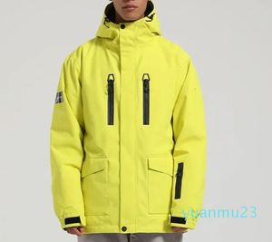 Skianzüge Gsou Snow wasserdichte winddichte Jacke Skianzug Damen Herren Snowboardjacken Skianzug Damen