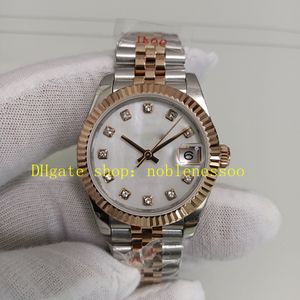 7スタイル904Lスチールオートマチックレディースウォッチ女性31MM 278341モップダイヤモンドダイヤル18Kローズゴールド178273エバーロース904Lスチールブレスレット2836ムーブメントウィメンズウォッチ