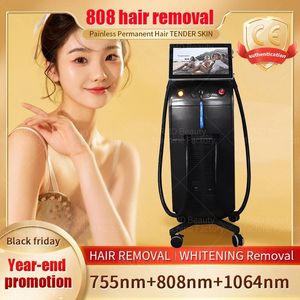 2023 Laser Diode 808 professional ice titanium facial painless electric hair removal, lifting, tightening, and rejuvenation professional beauty instrument