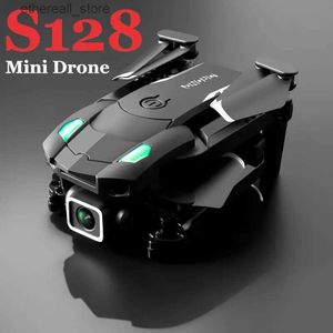 Droni Nuovo S128 Mini Drone 4K Professionale HD Doppia fotocamera RC Dron Evitamento ostacoli Pieghevole Quadcopter Giocattoli per bambini Regali VS K9Pro Q231108