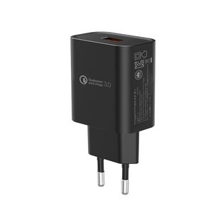 18 واط كوريا USB-A chargers Qualcomm Quick Charge 3.0 9v2a 5v3a Power Adapter KC معتمد على كتلة الشحن السريع التوافق