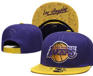Los Angeles''Lakers'''''Sball Caps 2023-24 UNISEX Moda Pamuk Beyzbol Kapağı Snapback Hat Erkek Kadın Güneş Şapkası Nakış İlkbahar Kapağı Toptan Beanies A2
