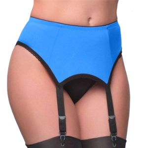 Cinto de liga feminino vintage para meias retrô suspensório de cintura alta 4 alças lingerie sexy 5 cores