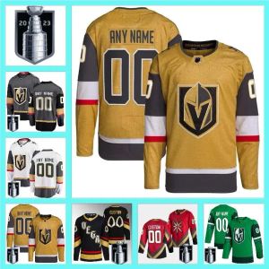 Vegas''golden''Knights''2023 Stanley Cup -tröjor Anpassade hockey NHLWW Eichel Mark Stone William Karlsson Alex Pietrangelo Marchessault Theodo