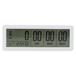 Chains Große digitale Countdown-Tage-Timer-Uhr – 999 Countdown für Graduierung, Labor, Küche (weiß)