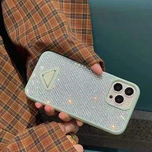 14 Pro Max Case Telefon Kılıfı Lüks Glitter iPhone Kılıfları 13 12 11 Moda Tasarımcı Bling Köpüklü Rhinestone Elmas Jeweled 3D Kristal YH