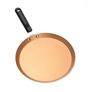 PANS MAIFAN Kamienna Pan Halberd Pot Small Smażenie z uchwytem aluminium nietoperzowy stek gospodarstwa domowego na ręczny wok śniadanie Griddle Gas