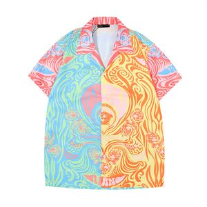 Nova camiseta de luxo designer qualidade carta camiseta manga curta primavera/verão na moda masculina tamanho M-XXXL w16