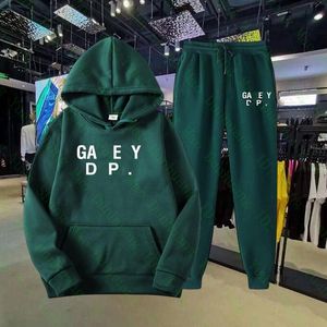 Gallery Depts Hoodie Designer Tracksuits Mens Set Sweatshirt Suits Solid Color Printed Men Women Gallery Debt Hoodies Joggers Pants Outfits 1271