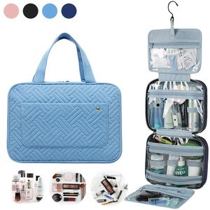 Kosmetiktaschen, 3/4-Gitter, hohe Kapazität, Make-up-Tasche, Kulturbeutel, Reisetasche mit Haken zum Aufhängen, wasserdicht, Shampoo, Toilettenartikel, Damen-Reise-Organizer 231108