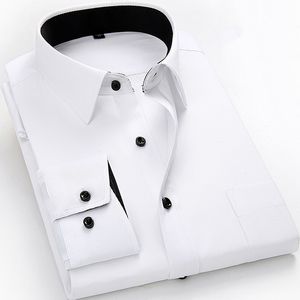 Camisas casuais masculinas Marca de roupas de trabalho masculina de mangas compridas de manga longa Pesco