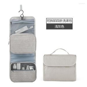 Bath Accessory Set Removable Cosmetic Bag Document Storage Travel Multifunctional Women's Waterproof Pu Wash