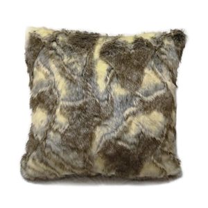 Pillow Faux Fur Jacquard Tampa /Capa de travesseiro 50x50cm /decorativo