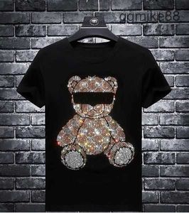 Haikyuu Hotdrill Cool Rhinestones Anime Tshirt Spela män Kläder Kort ärm Summer Tops T Shirts Tshirts For Shirt Male Fashion Tshirt 6kiu