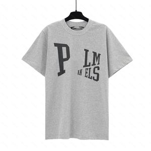 Palms Palm Angel PA HARAJUKU 243SS Spring American Retro Letter Printing Luxurys T Shirt Loose Oversize Hip Hop unisex krótkie tuleczki Aniołów