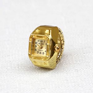 Mini Ring Watch Square Men's Classic Octagonal Chart Fashion Trend Student